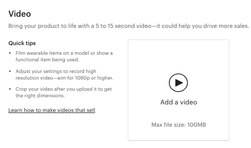 How To Use Video For Your Etsy Listings - Zero To Biz